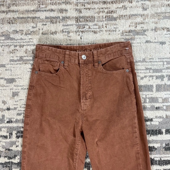 American Eagle Brown Corduroy Highrise Skinny Pants Size 2 Long - Picture 3 of 12